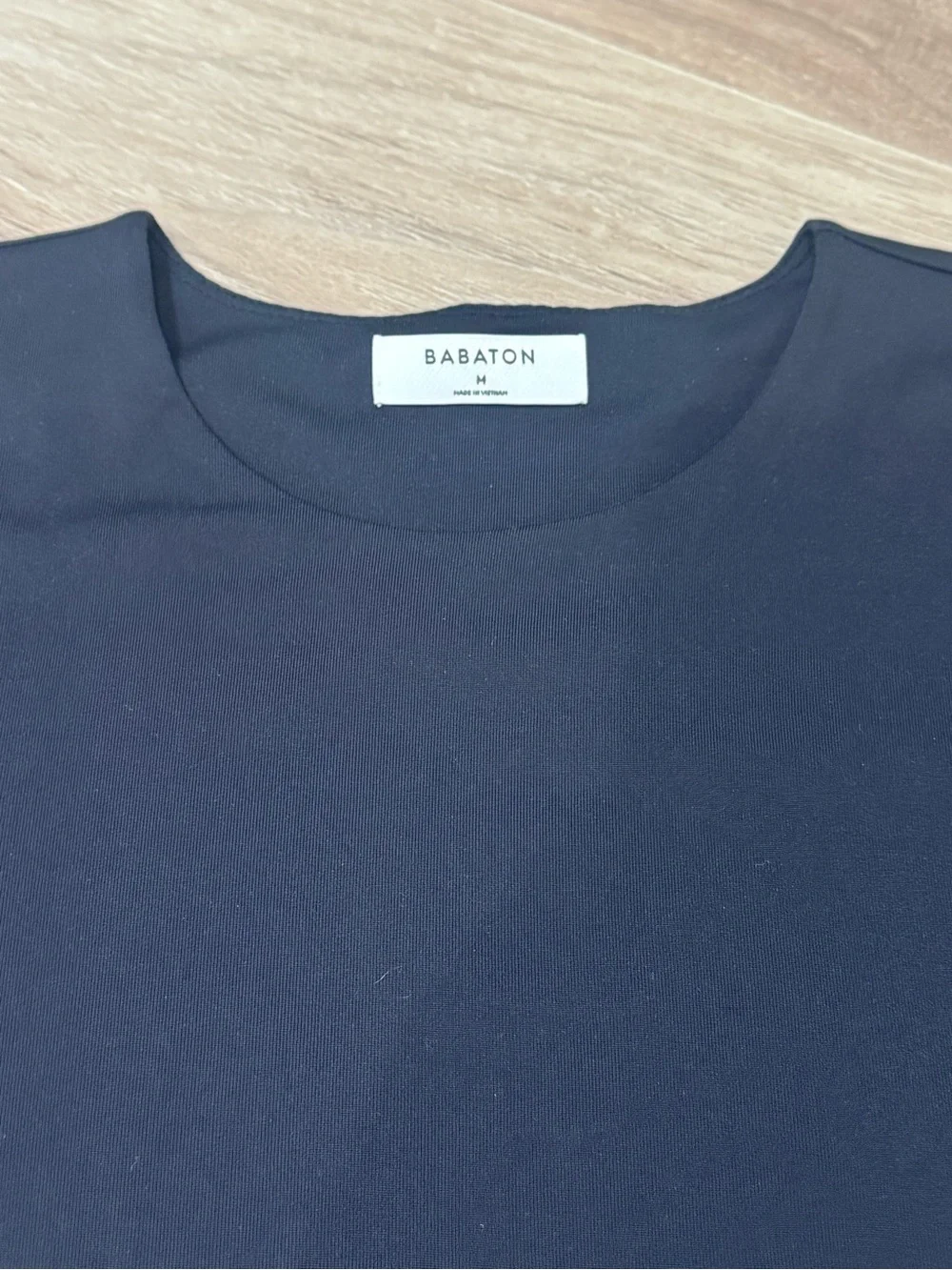 Aritzia/Babaton line Black Short Sleeve Bodysuit